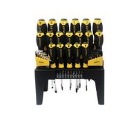 Ensemble De Screwdrivers Stanley Dans Un Rack, 44 Pièces STA074958