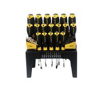 Ensemble De Screwdrivers Stanley Dans Un Rack, 44 Pièces STA074958