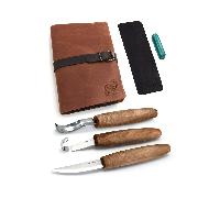 Ensemble de sculpture de cuillères Beavercraft avec gouge (SK5RX + K8a/14 + C1X + accessoires d'affû