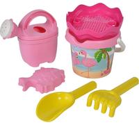 Ensemble de seaux pour bébé Flamingo 6 pièces Jouets de sable