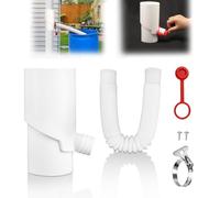 Ensemble de séparateur de baril de pluie, système de passoire, séparateur d'eau de pluie pour gouttières avec filtre, connecteur séparateur d'eau de toiture avec tuyau d'eau réglable pour appartements