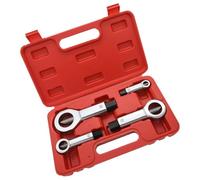 Ensemble de séparateurs d ' écrous hydrauliques 4 pièces avec conception à entraînement hexagonal pour enlever les écrous grippés sans endommager les boulons ou les filetages