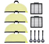Ensemble de serpillères et filtres de rechange pour aspirateur Shark RV2001WD AV2001WD Robot Aspirateur Outils efficaces d'entretien des sols