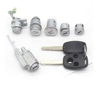 Ensemble DE SERRURES Complet Interrupteur D'ALLUMAGE Barillet DE Serrure DE Porte Serrure antivol de Voiture (Serrure 6 pièces)