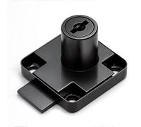 Ensemble de serrures de tiroir de bureau de haute sécurité, serrure à came d'armoire durable for tiroirs de fichiers, commode, camping-car et boîte aux lettres(Black,19x32)