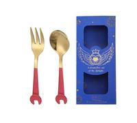 Ensemble de service à dessert professionnel cuillère fourchette en acier inoxydable Combo avec poignée ergonomique pour un usage domestique ensemble de fourchette cuillère en acier inoxydable de