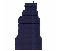 Ensemble de serviettes 12 pcs doré 360 g/m² 100% coton serviette vidaXL