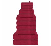 Ensemble de serviettes 12 pcs doré 360 g/m² 100% coton serviette vidaXL