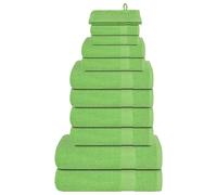 Ensemble de serviettes 12 pcs doré 360 g/m² 100% coton serviette vidaXL