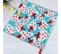 Ensemble de Serviettes, 5 Coton Face Serviette, 35 * 40Cm Fraise Épaisse Absorbant Fruit Motif Suspendu Main Serviette Fraise Rouge, GYDHJSSJ, les Strawberry