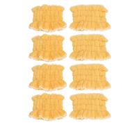 Ensemble de serviettes absorbantes en microfibre jaune pour femmes et filles