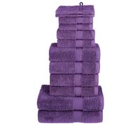 Ensemble de Serviettes de Qualité Supérieure Essuie-mains Toilette 12 pcs vidaXL
