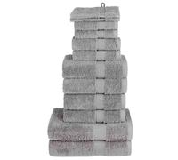 vidaXL Ensemble de serviettes de qualité supérieure SOLUND 12 pcs gris