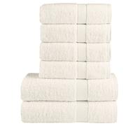 Ensemble de Serviettes de Qualité Supérieure Essuie-mains Toilette 6 pcs vidaXL