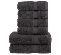 Ensemble de Serviettes de Qualité Supérieure Essuie-mains Toilette 6 pcs vidaXL
