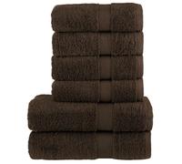 Ensemble de Serviettes de Qualité Supérieure Essuie-mains Toilette 6 pcs vidaXL
