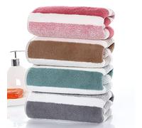 Ensemble de serviettes de toilette pour salle de bain - Séchage rapide - Serviettes en microfibre velours corail très absorbantes - Utilisation polyvalente comme hôtel, spa, serviette à main