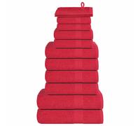 Ensemble de serviettes FROGN 12 pcs crème 360g/m² serviette vidaXL