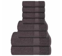 Ensemble de serviettes FROGN 8 pcs violet 360g/m² serviette vidaXL