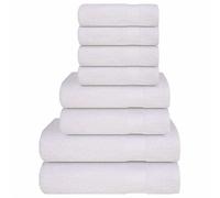 Ensemble de serviettes FROGN 8 pcs violet 360g/m² serviette vidaXL