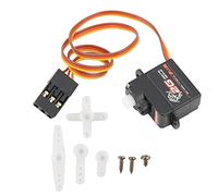 Ensemble de Servomoteurs Numériques RC, Servo Numérique 2G avec Vis de Bras Servo Adapté pour Voiture 1/24 RC à Voilure Fixe, Hélicoptère, Avion