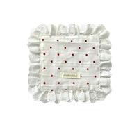 Ensemble de sets de table et serviettes en dentelle avec motif de cœur, décoration de table à manger, tissu durable, lavable, cadeau romantique, élégant pour dîner, fête