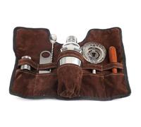 Ensemble de Shaker à Cocktail Kit de Barman en Acier Inoxydable les Outils de Barre de Fouet à Cocktail pour la FêTe 350Ml