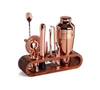 Ensemble de shakers à cocktails Mixology - Kit de barman à domicile 10 pièces pour mélanger des boissons, des martinis et des cocktails sans alcool G