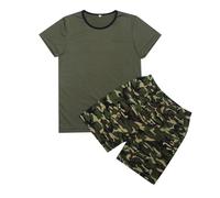 Ensemble de shorts d'été pour bébé garçon et fille, ensemble de t-shirt à motif camouflage graphique pour enfant de 1 an, Vert armée., 7-8 ans