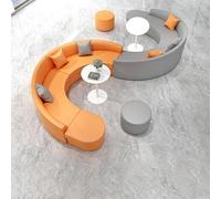Ensemble De Sièges Modulaires Personnalisables, Canapé Sectionnel Moderne Ondulé Résistant Aux Taches for Les Grands Rassemblements Et Les Halls(014)