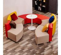 Ensemble De Sièges Modulaires Personnalisables, Canapé Sectionnel Moderne Ondulé Résistant Aux Taches for Les Grands Rassemblements Et Les Halls(05)