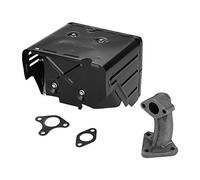 EVTSCAN Ensemble de Silencieux de générateur électrique pour pièces de Moteur à Essence Honda GX340 GX390 182F 188F