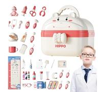 Ensemble De Simulation Médicale pour , Jouet De Dentiste avec Vrai Stéthoscope, Kit Médecin Complet avec Étui De Rangement. Idéal comme Cadeau D’Anniversaire pour Garçons Et Filles en Bas Âge.