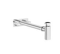 Ensemble de siphon VitrA Plural Design A45159 chromé, avec vannes d'angle gauche et droite