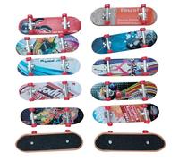 Ensemble De Skateboard À Doigts - Ensemble De Jouets À Collectionner, Planches À Astuces, Rampe De Skate, Cadeau De Fête pour | Mouvement des Doigts Jeu De Patin Intérieur Extérieur en