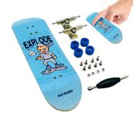 Ensemble De Skateboard À Doigts - Mini Skateboard À Double Bascule En Bois D'érable 100 X 30 Mm | Planches À Roulettes Créatives Du Bout Des Doigts Avec Roulements De Roues Sports | Jouet De Skateboar