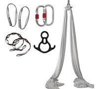 Ensemble de soie aérienne, hamac de yoga de qualité supérieure pour la maison, tissu peu extensible, kit de démarrage complet avec matériel, tous niveaux de compétence
