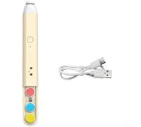 Ensemble de soins des ongles pour bébé - Broyeur électrique à faible bruit avec arrêt automatique de sécurité - 6 têtes de meulage USB-C - Charge pour ongles des doigts des nourrissons - Étui de