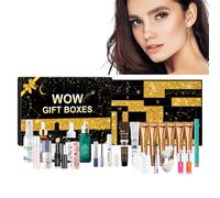 Ensemble de soins hydratants pour le visage,Calendrier De L'Avent 2025 Pour Femmes, pour les soins de la peau, pour nourrir la peau du visage,150ML