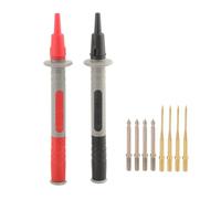 Ensemble de sondes de test multimètre, aiguille de test remplaçable résistante à la chaleur avec douille cruciforme pour instruments industriels, matériau en laiton PVC durable,