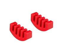 Ensemble de sourdines en caoutchouc pour violon, Épaulière et sourdine for violon 1/8-4/4 multicolores(2PCS Violin Mute RD)