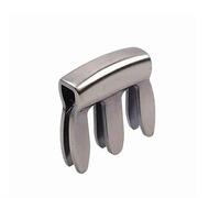 Ensemble de sourdines en caoutchouc pour violon, Sourdine à 3 branches en métal multicolore for violon 1/8-4/4(Silver)