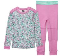 Ensemble de sous-vÃªtements en laine mÃ©rinos bÃ©bÃ© Helly Hansen Graphic Lifa Rose 1 an
