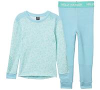 Ensemble de sous-vÃªtements en laine mÃ©rinos enfant Helly Hansen Graphic Lifa Bleu 6 ans