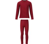 Ensemble de sous vêtement en laine bébé Zigzag Pattani Rouge 3 ans