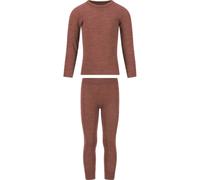 Ensemble de sous-vêtement en laine mérinos bébé Zigzag Terry Rose 3 ans