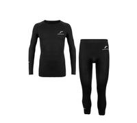 Ensemble de sous vêtement et legging 3/4 Reusch Warm Noir L