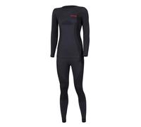 Lenz Ensemble sous-vêtements mérinos et pantalon femme Noir XS/S