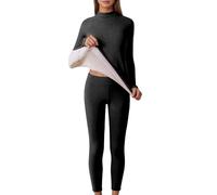 Ensemble De sous-Vêtements Thermiques pour Femmes sous Vetement Thermique Femme Legging Chaud Hiver Polaire Vêtements Automne Hauts Vêtement Pull en Coton Pantalon