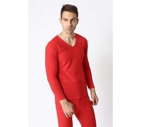 Ensemble De sous-vêtements Thermiques pour Hommes Plus La Taille Xl-9xl Automne Hiver Hommes Épaissir sous-vêtements Thermiques Hommes Long Johns Velours Doux Costumes Chauds, Red, 6XL